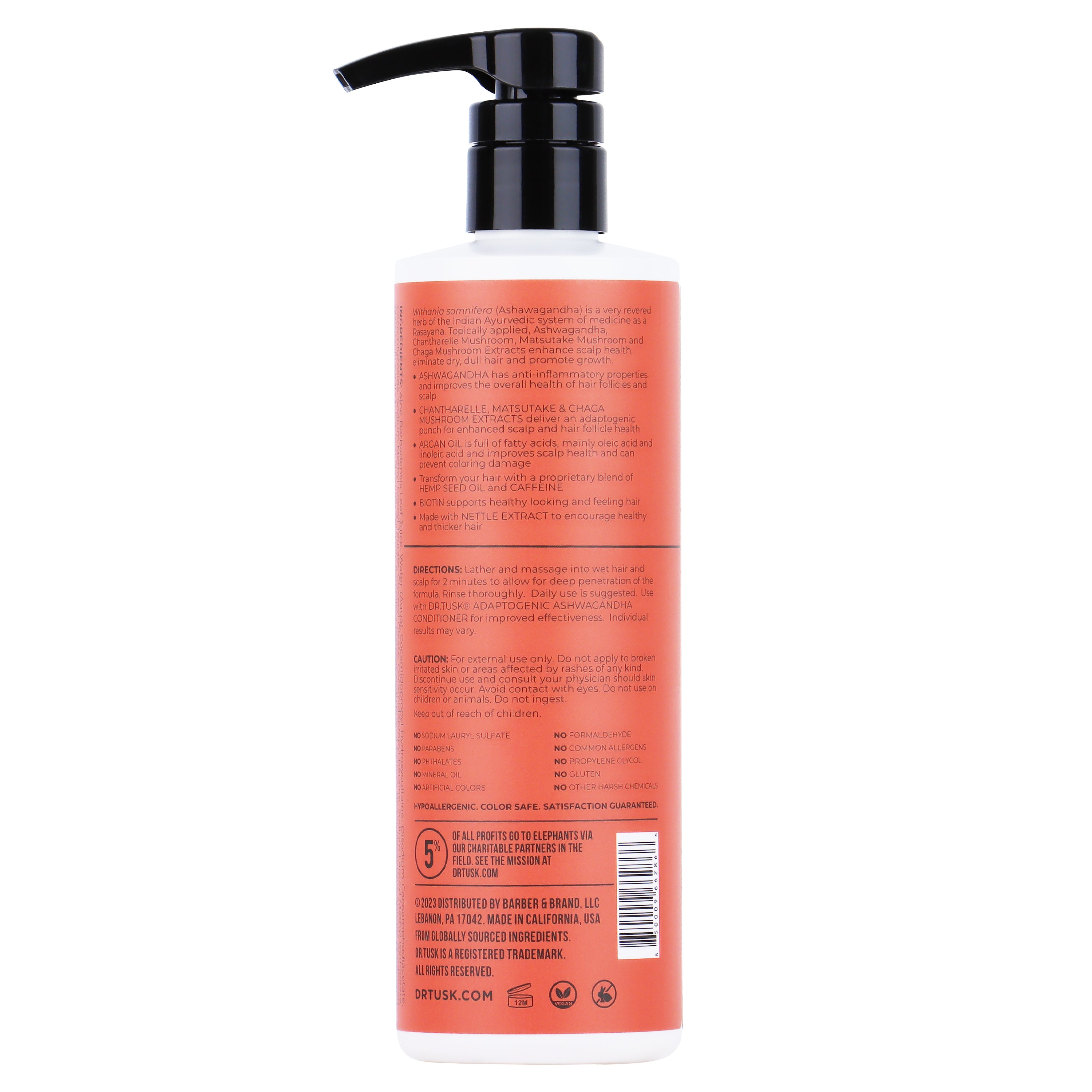 Ashwagandha Mushroom Shampoo