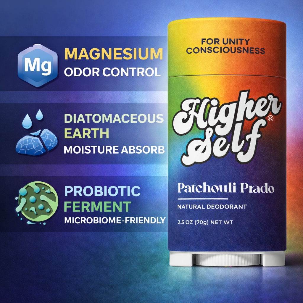 Higher Self - Patchouli Prado Natural Deodorant (2.5 oz / 70g)