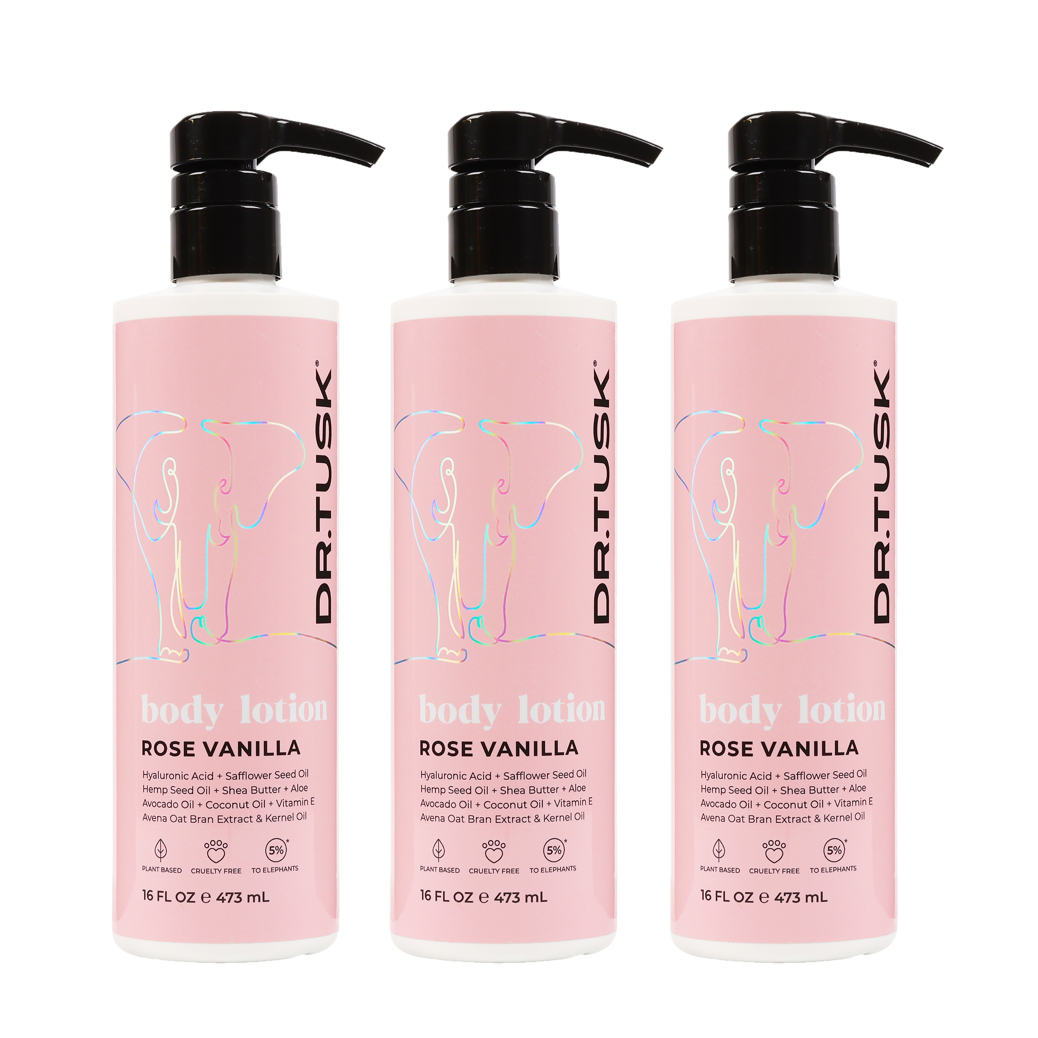 Body Lotion - Rose Vanilla (3 pack)