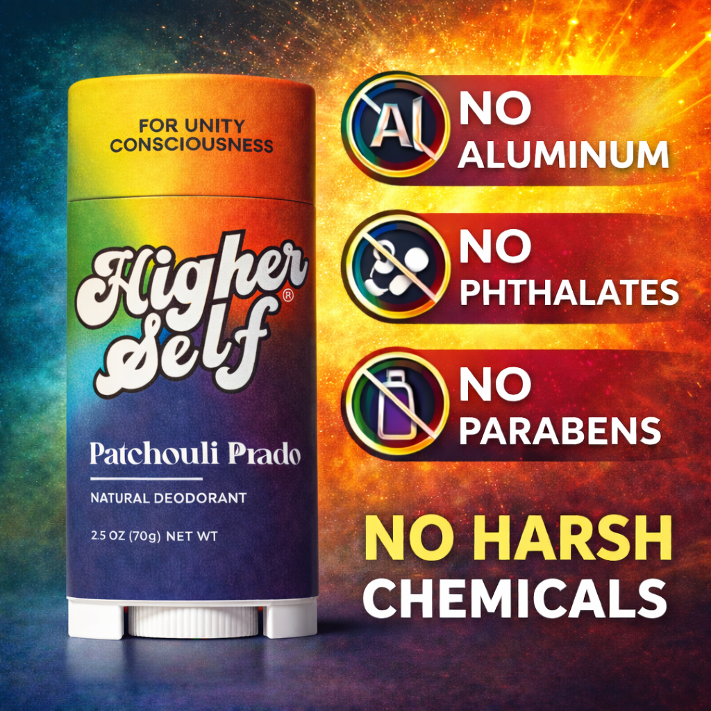 Higher Self - Patchouli Prado Natural Deodorant (2.5 oz / 70g)