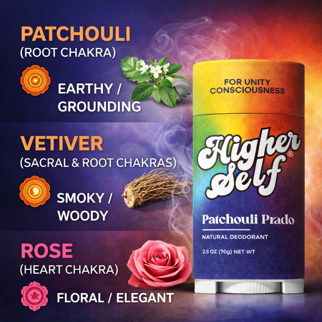 Higher Self - Patchouli Prado Natural Deodorant (2.5 oz / 70g)